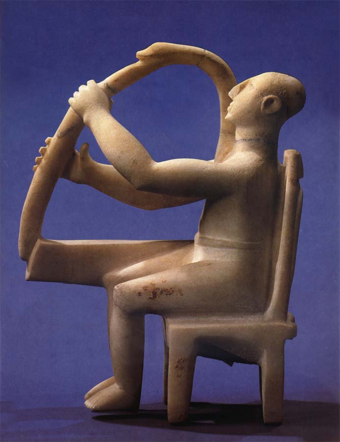 Seated Harp Player
